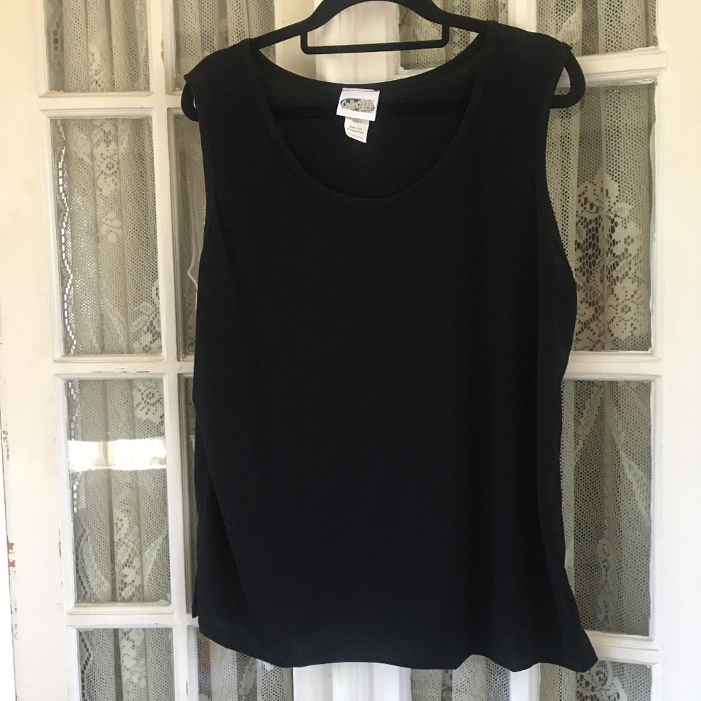 Collections Etc. Sleeveless Tank Top - Large
